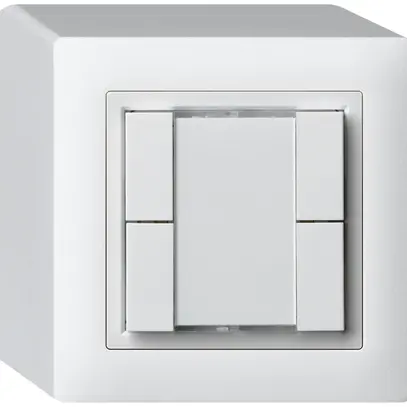 Poussoir universel AP 4×kallysto avec LED blanc 