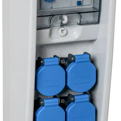 Distributore di corrente DEM DB33738 40A 1×FI 4×T23 1×T75 