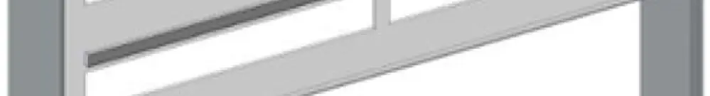 Quadro AP Hager ABT 756×1219mm 8 file grigio chiaro 