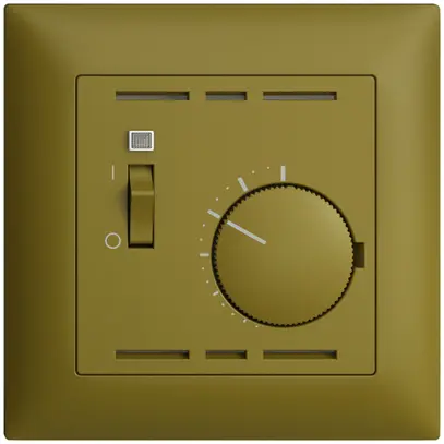 Termostato ambiente INC EDIZIOdue olive, con interrutore 
