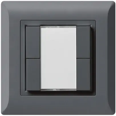 Pulsante multifunzionale INC kallysto.line KNX RF 4×antracite 