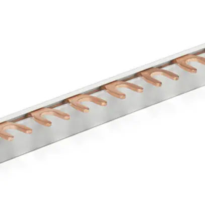 Peigne de raccordement WM G-1L-210/16 12×à fourchette 17.8mm 80A 16mm² gris 