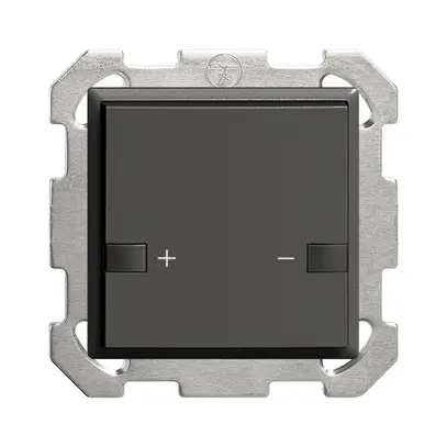 Poussoir ENC ZEP variateur univ. 1c/1t st.c/sec. EDIZIOdue noir 