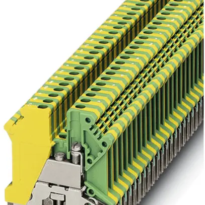 Morsetto di passaggio 0.2…4mm² verde/giallo, USLKG 3 