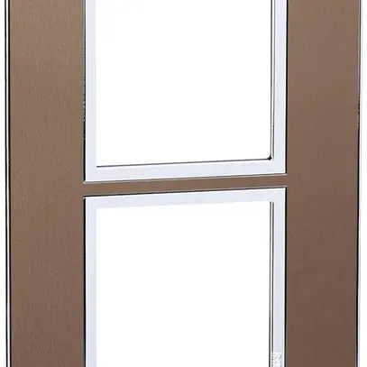 Abdeckrahmen ATO 1×2 Modul, pink champagne brushed 