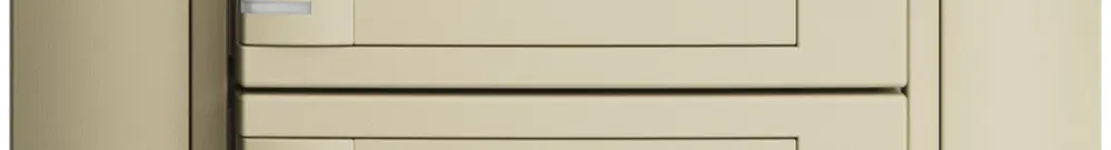 UP-Taster KNX 4-fach EDIZIOdue vanille RGB mit LED mit Papiereinlage 