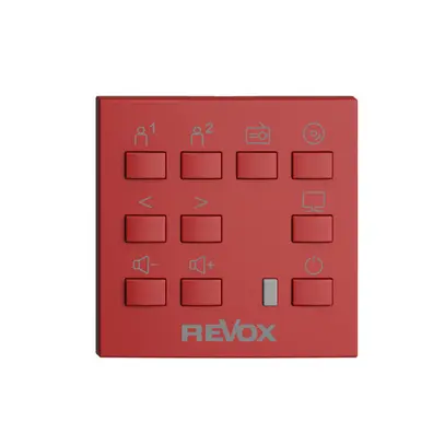 UP-Montageset EDIZIOdue F zu Voxnet mit 10 Tasten & IR-Fenster, berry 