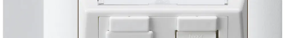 Prise AP kallysto cat.5e 1RJ45/u blanc 
