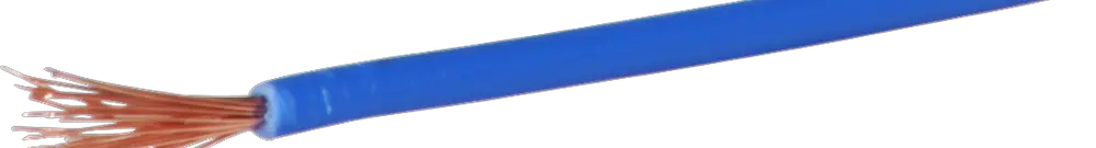 T-Litze 1mm² auf Spule hellblau Spule à 200m H05V-K 