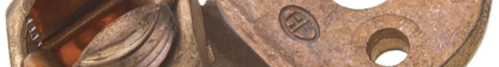 Capocorda per filo Flury AV 4 Cu nudo, cavi Ø 6mm, foro Ø 8mm 