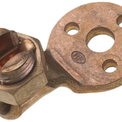 Capocorda per filo Flury AV 4 Cu nudo, cavi Ø 6mm, foro Ø 8mm 
