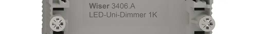 Elemento funzionale dimmer universale LED 1c FH Wiser BSE 