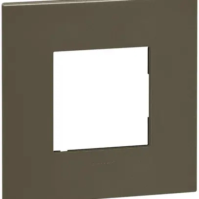 Cadre de recouvrement ATO 1×1 module, dark bronze 