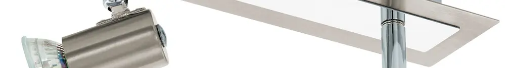 Plafonnier Eglo ROTTELO GU10 2×0…3W IP20 280×70mm nickel 