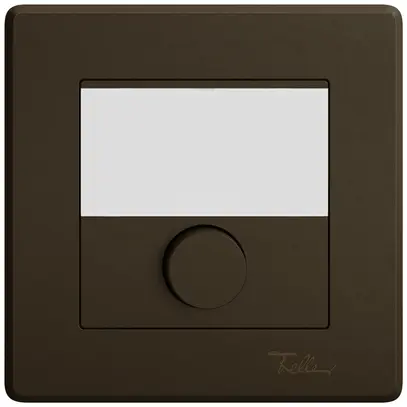 Tasto a pulsante di suoneria INC EDIZIO.liv SNAPFIX® 6A 250V targhetta nome ma 