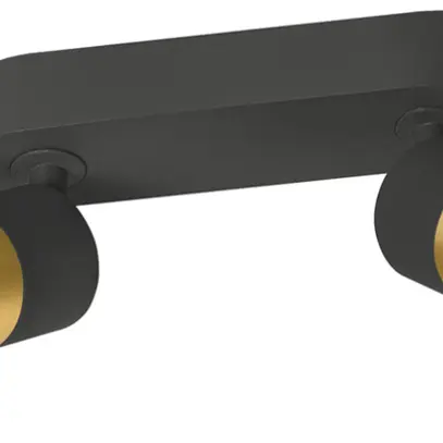 Spot SLV PURI 2.0 Cone CW GU10 2×6W DIM 150×138mm schwarz/gold 