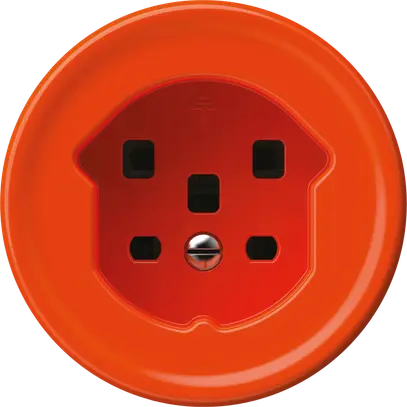 Presa origin 1×tipo 25 16A 230V 60×60mm arancione 
