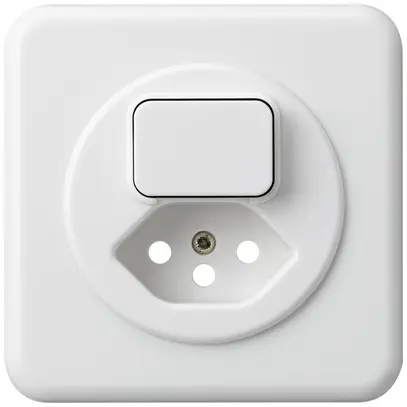 Kit frontal ENC basico pour combinaison variateur+type 13 blanc 