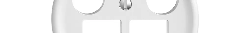 Kit de recouvrement Sdue Q, p.prise multimédia EASYNET, p.2×RJ45 S-One, blanc 