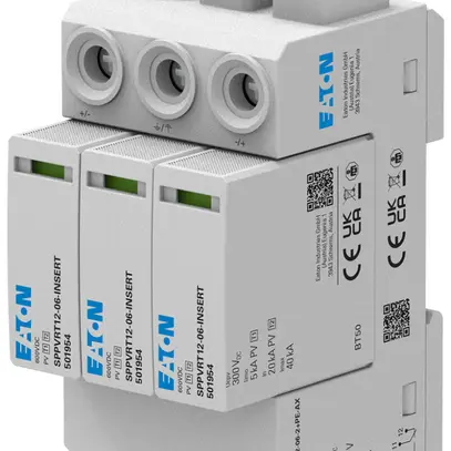 Kombiableiter Eaton SPPVRT12-06-2+PE-AX DC 600V 2.5kV 