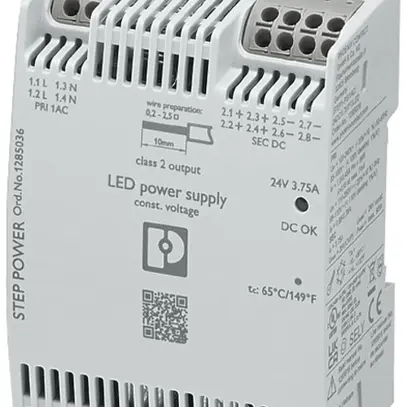 Alimentazione a commutazione AMD PX STEP3-PS/1AC/24DC/3.75/PT/LED 