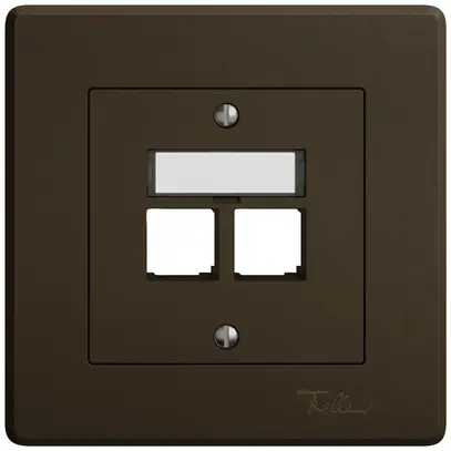 Kit di montaggio INC EDIZIO.liv EASYNET S-One SNAPFIX® destra per 2×RJ45 ma 