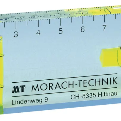 Niveau à bulle Morach-Technik AG 100×50×15mm transparent 