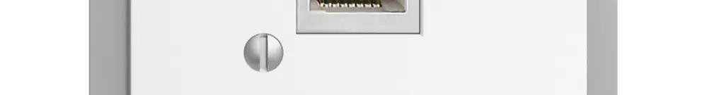 Boîte INC 1×RJ45/s 8P EDIZIOdue blanc R&M swissline 