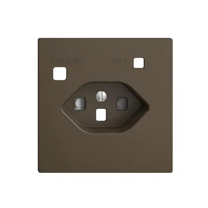 Kit frontale EDIZIOdue per presa FI F, T23, shutter, coffee 