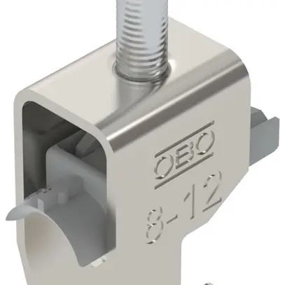 Fixation rapide BET 2056 pied à U matière synthétique 8…12mm 1×câble A2 1.4301 