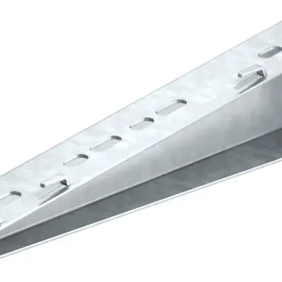 Console pour mur/poteau Bettermann MWAG 12 11 FS pour caniveau à grille 110mm 