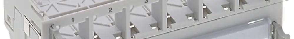 Support pour module HD gris clair pour 4×6 modules, blindé 