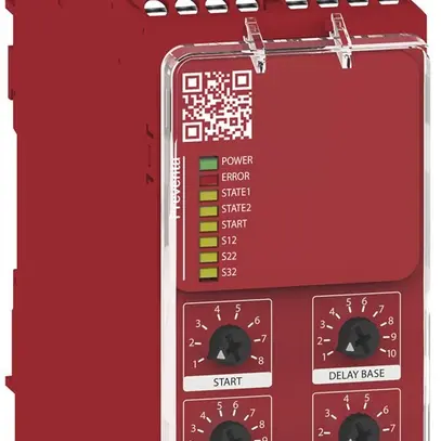 Relè di sicurezza SE XPSUAT, 10funzioni/1circuito, 24V 3Chnr/3Chr/1R/2T PLe vite 