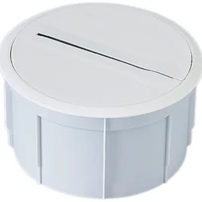 Passaggio per cavi R&M Ø81 grigio chiaro RAL 7035 