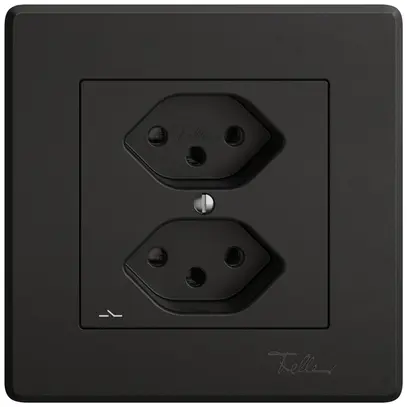 Prise ENC EDIZIO.liv SNAPFIX® 2×T13 1×S no 