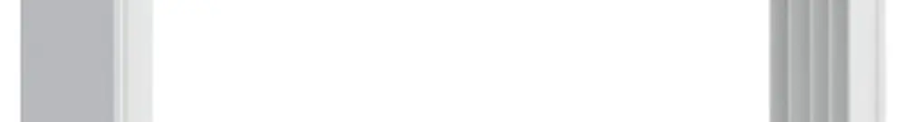 Cornice di montaggio AP ABB AP648, per distributore UK600 4-file, bianco 