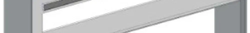 Quadro AP Hager ABT 506×1219mm 4 file grigio chiaro 
