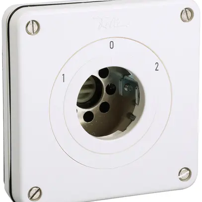 Inverseur ENC s.cylindre NEVO 2P, IP21, 1-0-2, ret.12, blanc 