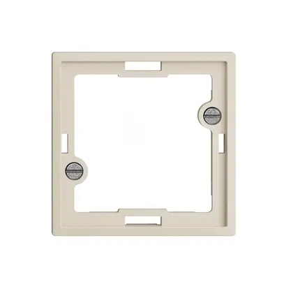 Plaque frontale EDIZIOdue crema pour lampe témoin plate 