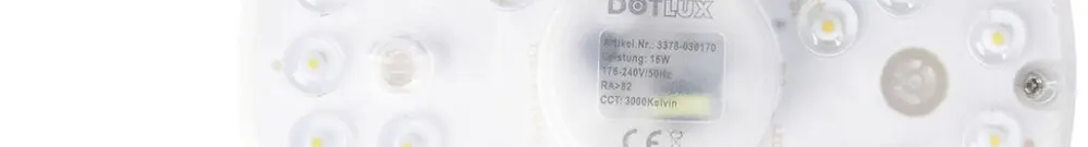 LED-Modul QUICK-FIXplus Ø180×35mm, 16W, 3000K, 1900lm, 170°, IP40 