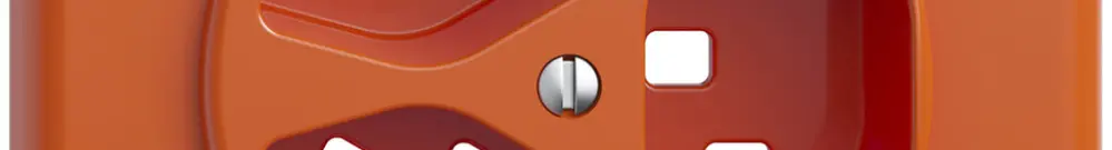UP-Frontset STANDARDdue 3×T23, 90×90mm, orange 