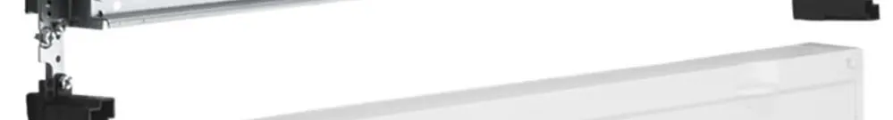 Kit Hager univers N 300×750mm pour bornes horizontal 