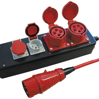 Prise multiple STEBA UNIbloc CEE16/5+CEE16/4+2×T25 