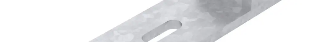 Befestigungsklemmstück Bettermann 20×187mm tauchfeuerverzinkt 