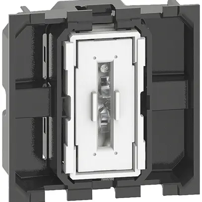 Drucktaster Legrand Living Now 10A 250V 45×45mm Steckklemmen weiss 