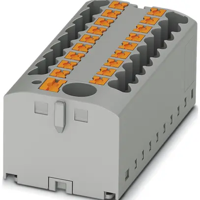 Bloc répartiteur Phoenix Contact PTFIX 7×2.5mm² pour adaptateur de barre, gris 