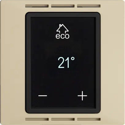 Termostato ambiente EDIZIOdue F vanille, con display, riscald.pavim. 