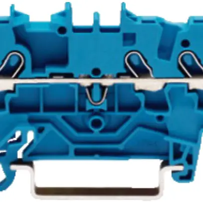 Borne de passage WAGO TopJob-S 1.5mm² 3L bleu série 2001 