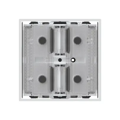 Pulsante KNX KAL p.2×tasti 4×punti azionamento LED bianco 