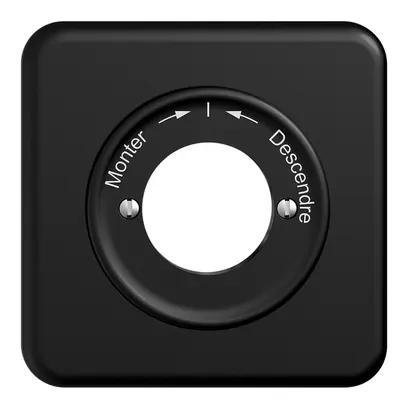 Kit frontale Monter->I<- Descendre STANDARDdue 90×90mm nero 